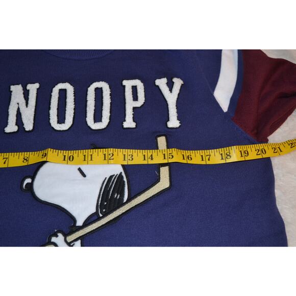 Snoopy Aeropostale Hockey Crew Rugby Sweater NWT Size Small68 - Picture 6 of 6